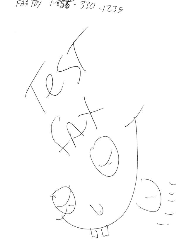 Fax page