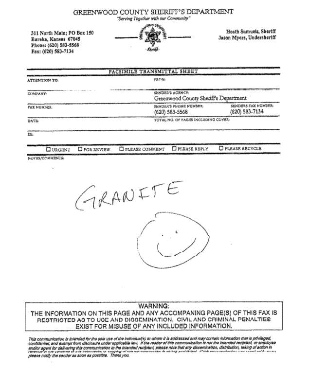 Fax page
