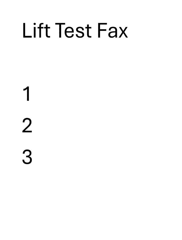 fax page