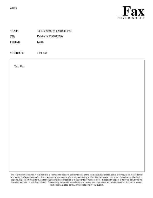 fax page