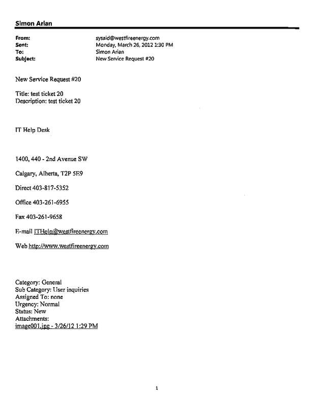 Fax page