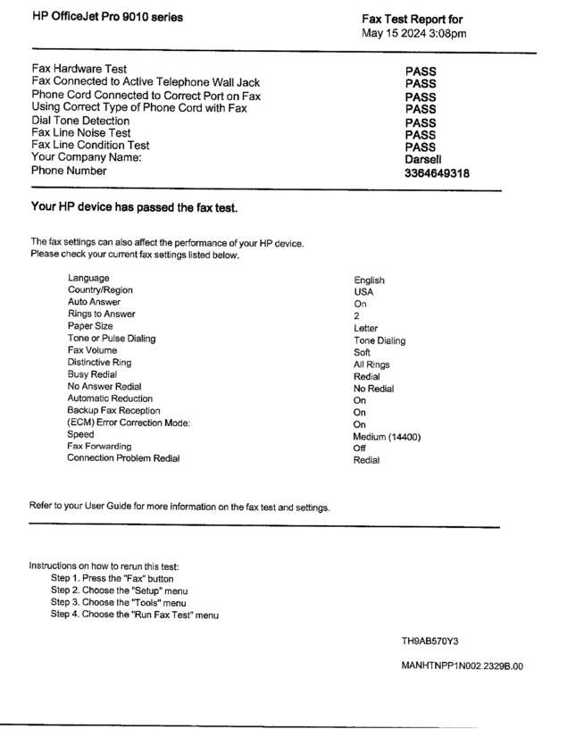 fax page