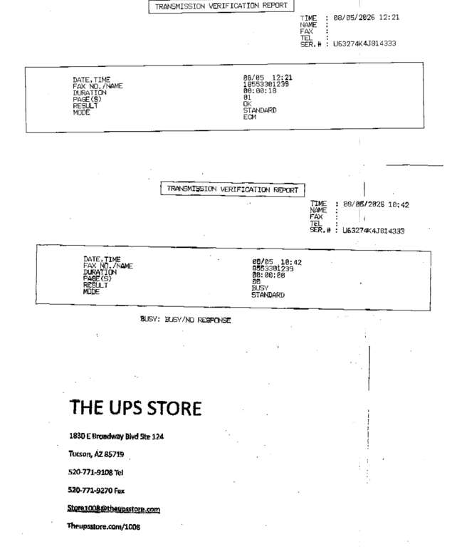fax page