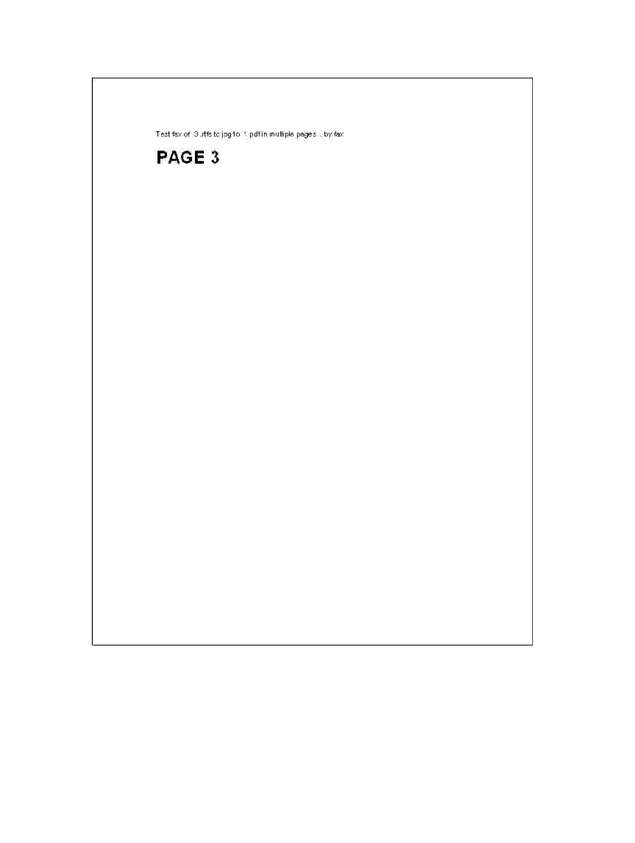 Fax page