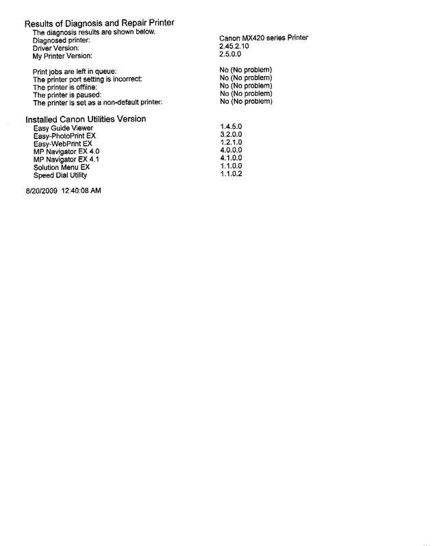 Fax page