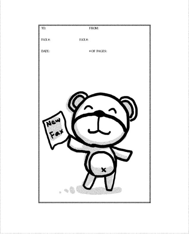 Fax page