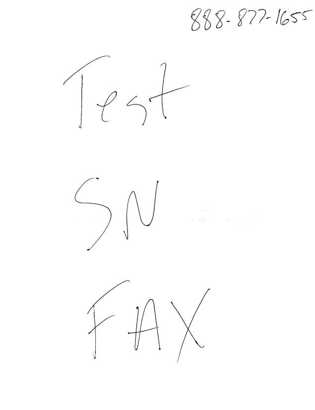 Fax page