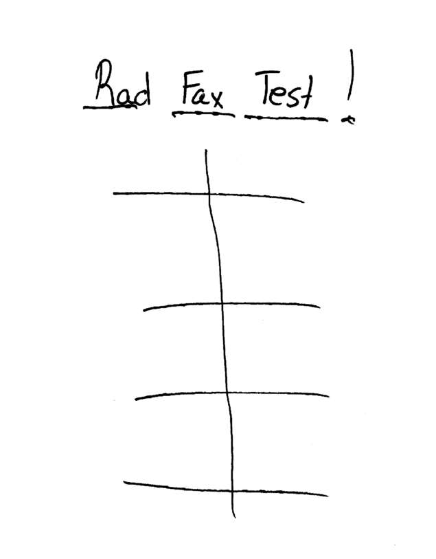 Fax page