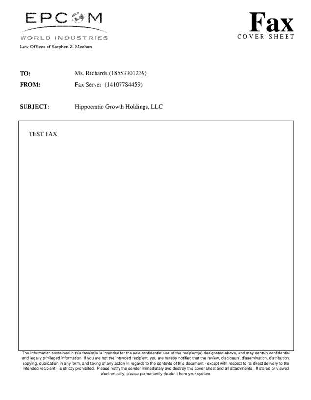 fax page