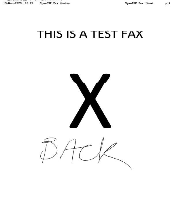 fax page