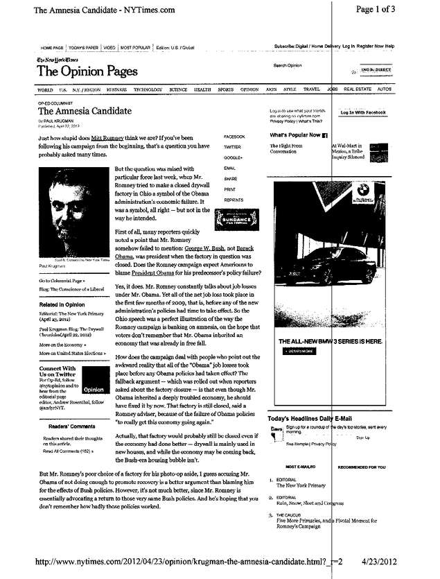 Fax page