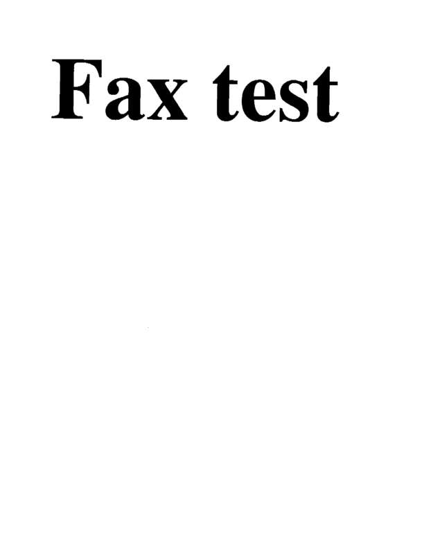 fax page