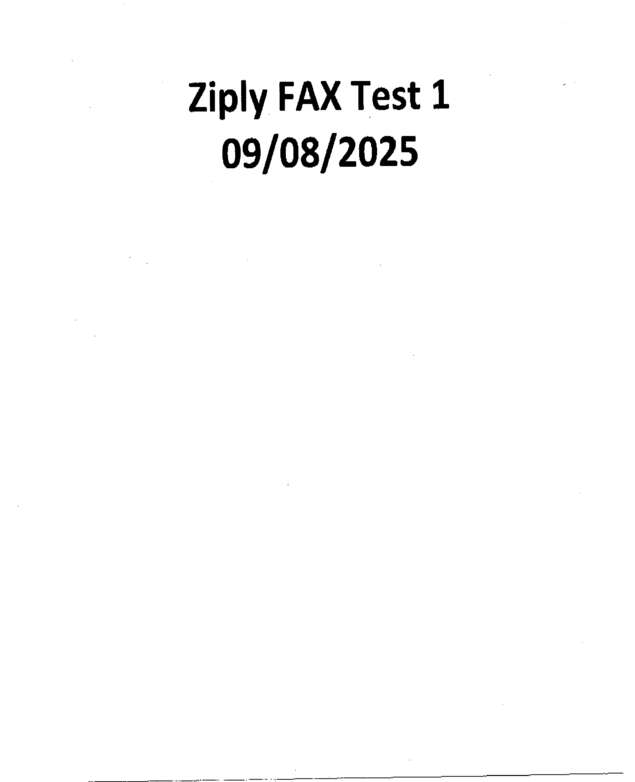 Fax page