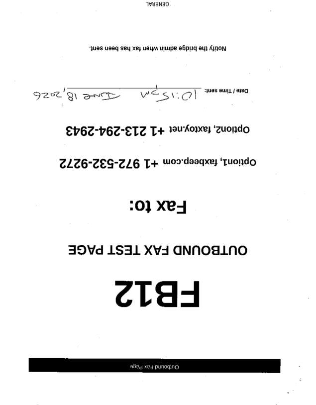 fax page