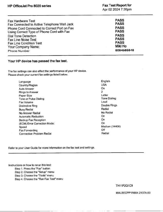 fax page