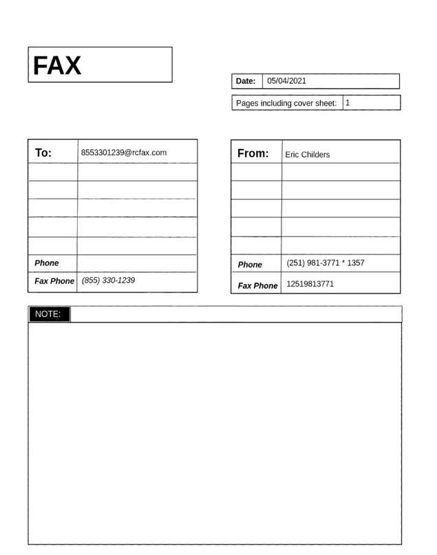 fax page