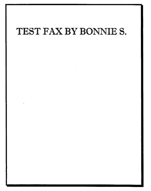 fax page