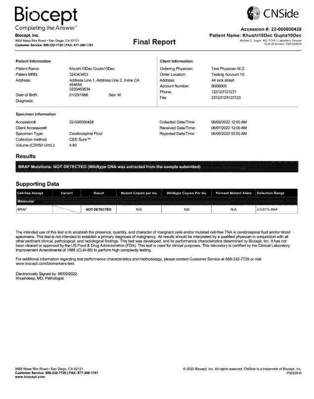 Fax page