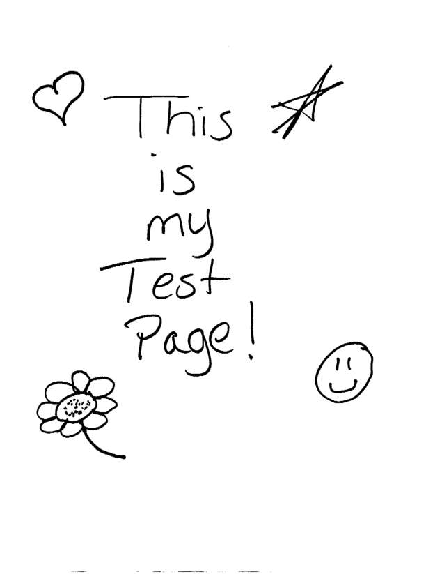 Fax page
