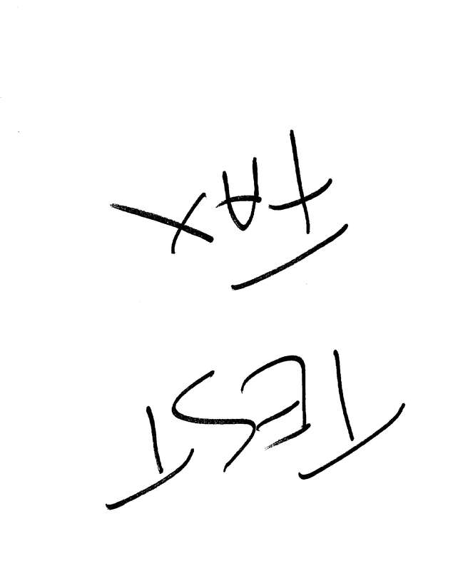 Fax page