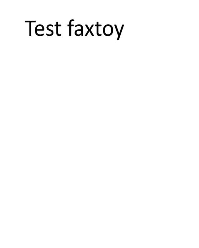fax page