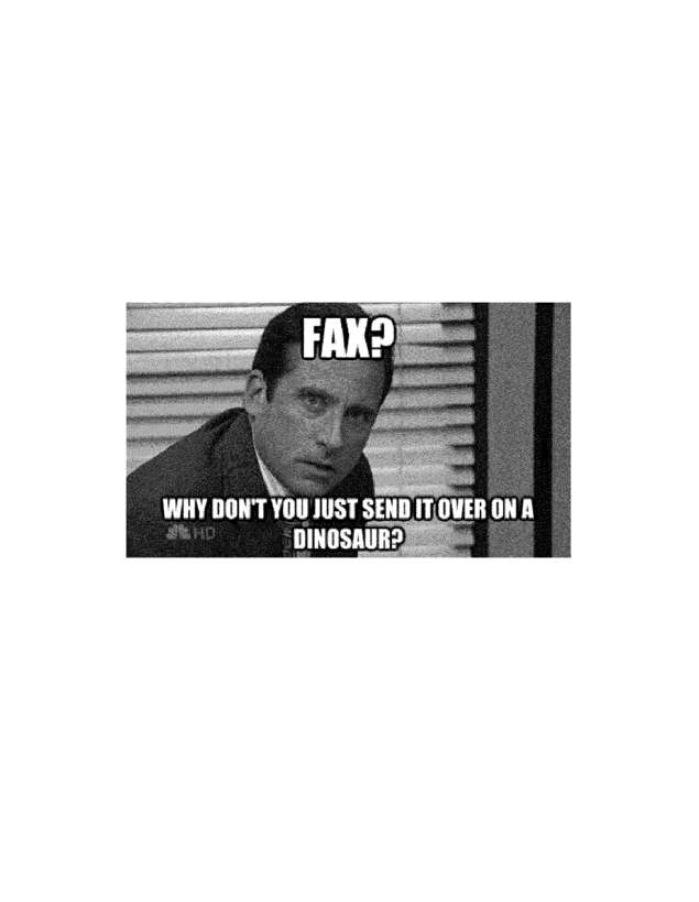Fax page