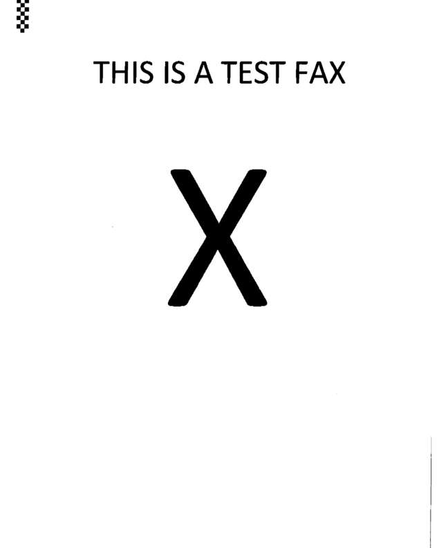 Fax page