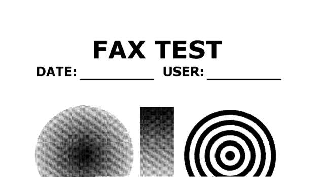 Fax page