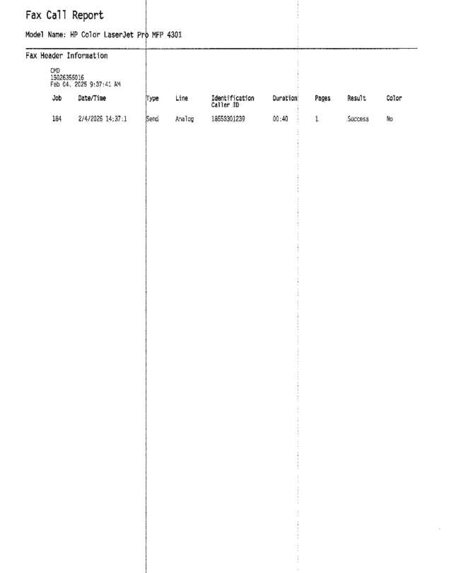 fax page