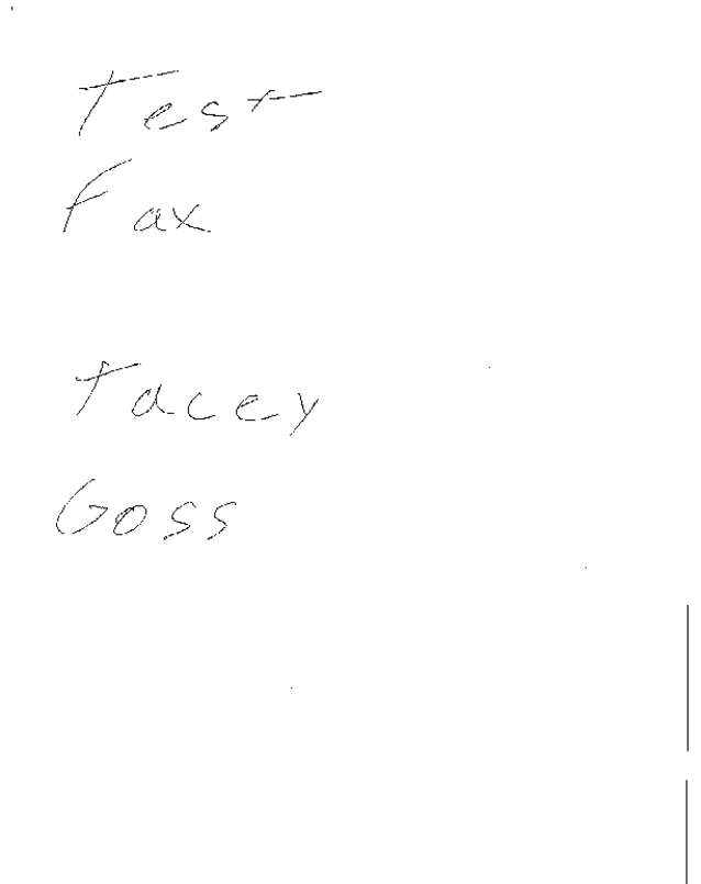 Fax page