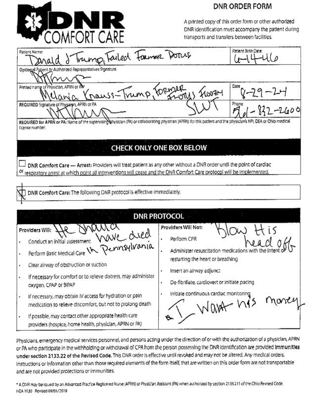 Fax page