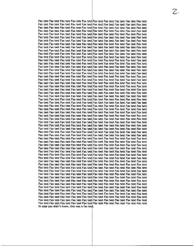 fax page