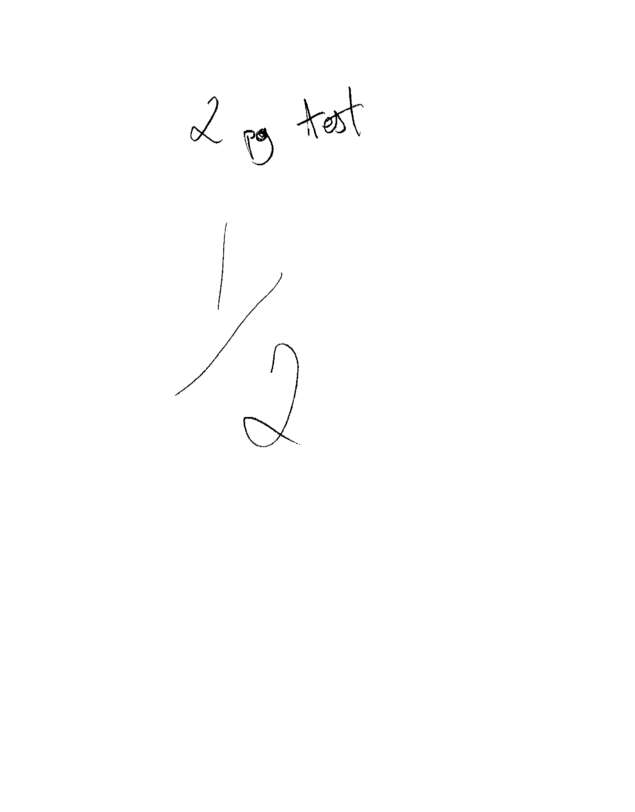 Fax page