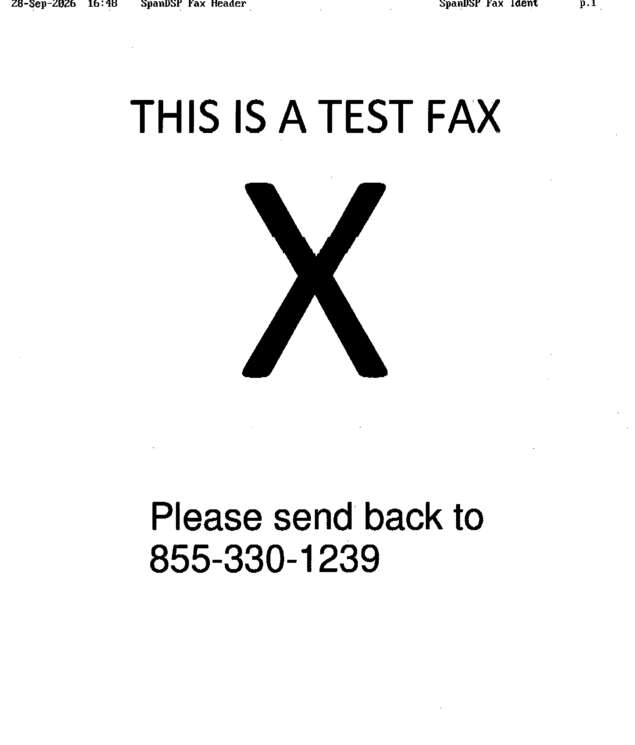 fax page