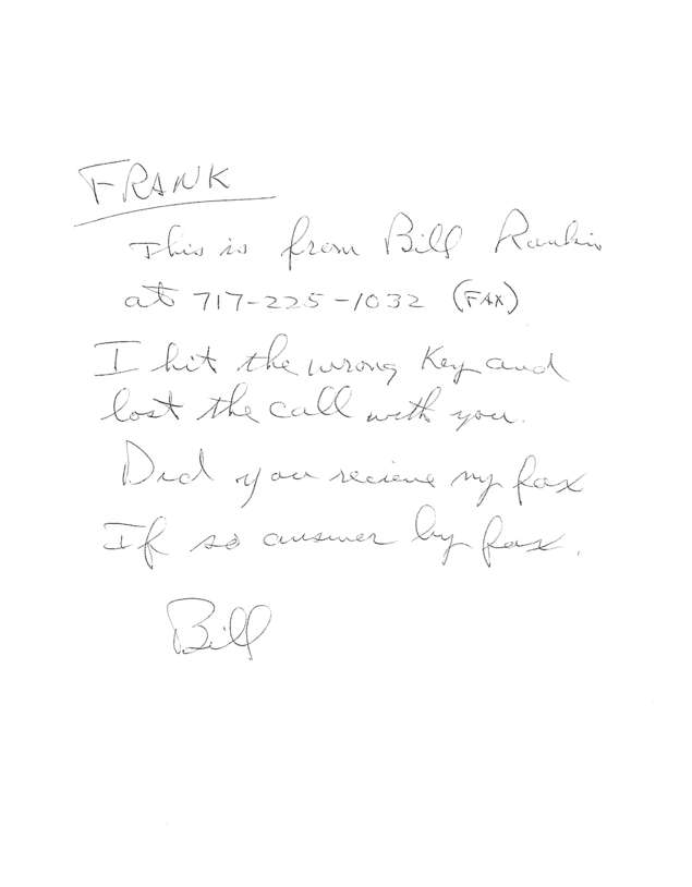 Fax page