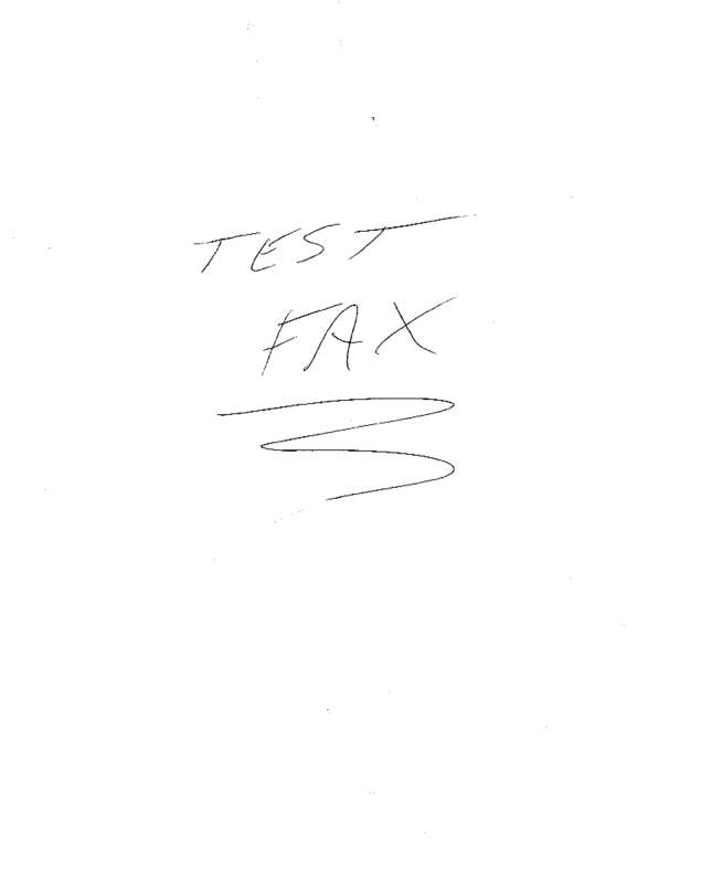 Fax page