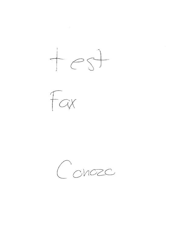 fax page