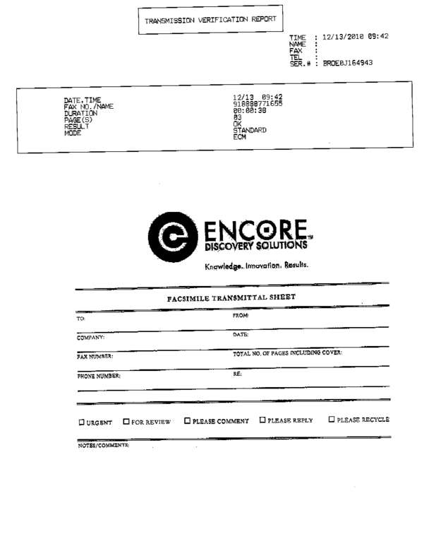 Fax page