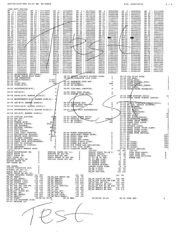 Fax page