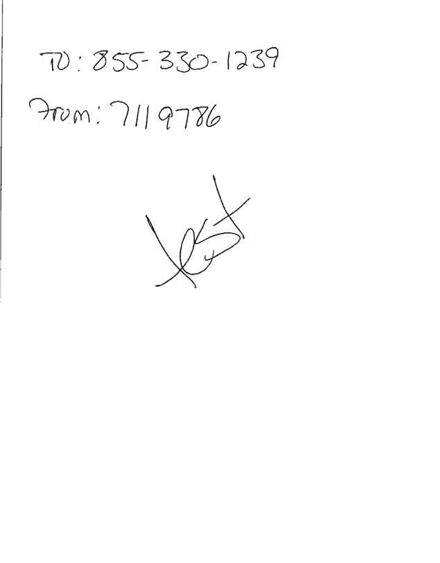 Fax page