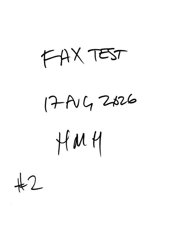 fax page