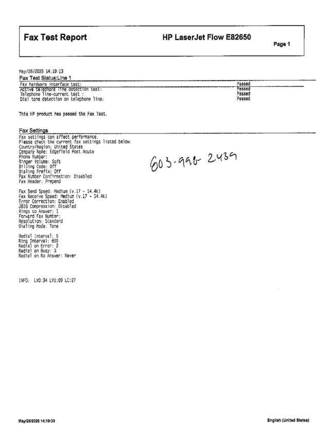fax page