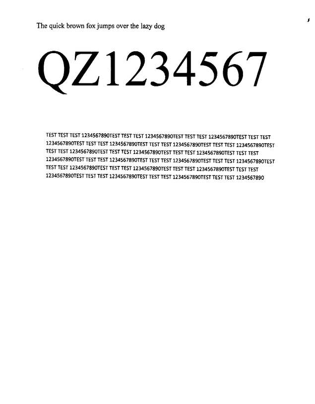Fax page