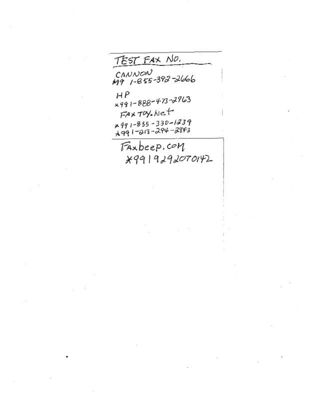 fax page