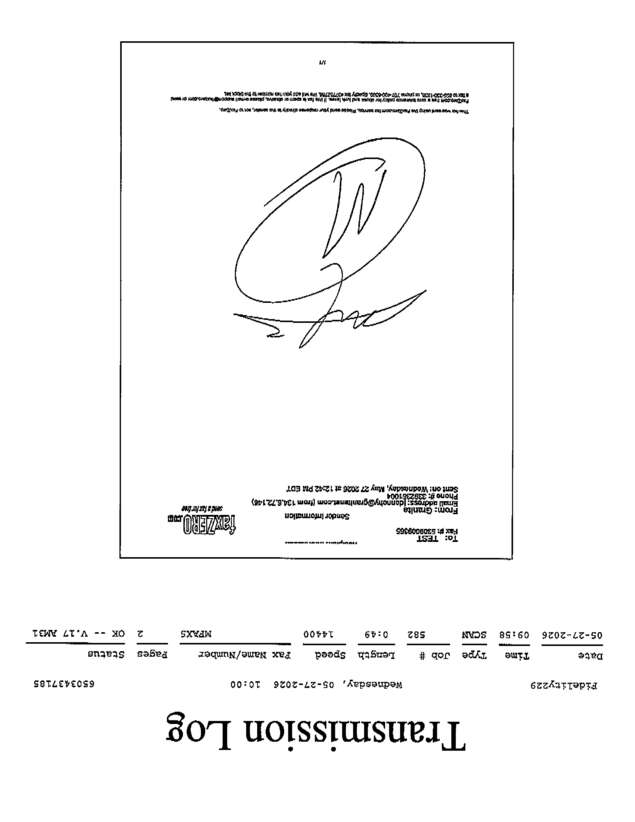 fax page