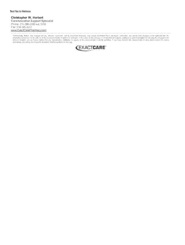 Fax page