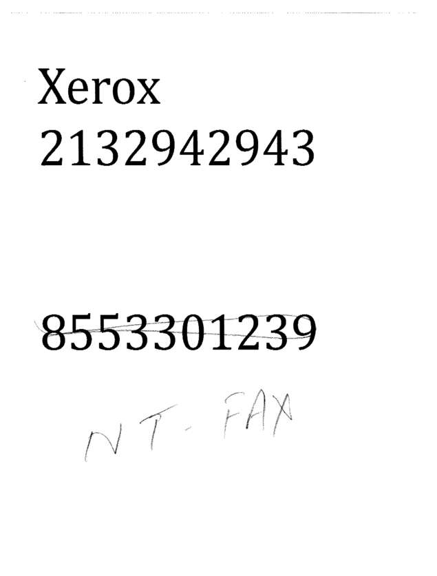 fax page