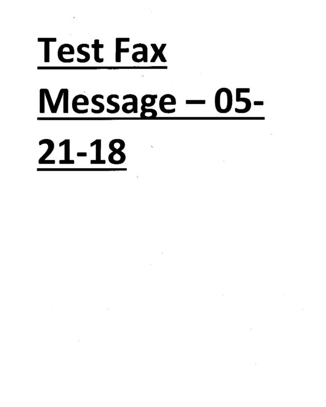 Fax page