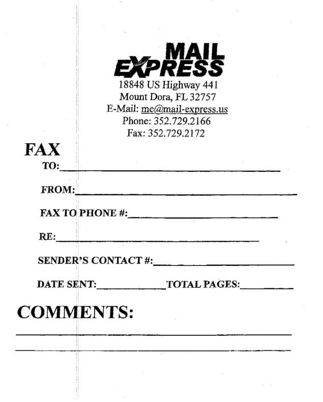 fax page