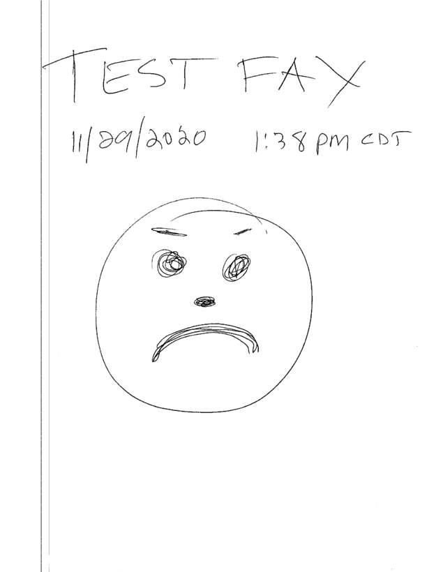 Fax page